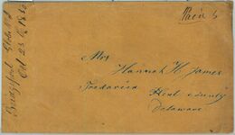 91275 -  UNITED STATES USA -  PREPHILATELIC Cover From BRIDGEPORT 1938 - PAID - …-1845 Vorphilatelie