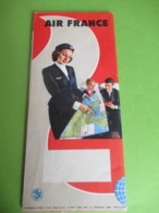 Aviation /Prospectus Commercial/ AIR FRANCE/ Le Plus Grand Réseau Du Monde/Daly-VERNON 1956   AV28 - Advertisements