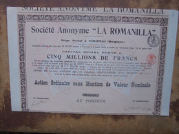 ACTION "LA ROMANILLA" (LIRE CI BAS LES CONDITIONS D'ENVOIS) - Zonder Classificatie