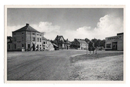 CPA NELS Auberge La Renaissance - La Grand'Place De Phillippeville - Les Quatre -  Bras Renault - Stella Artois - Shell. - Philippeville