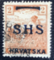 Joegoslavië - Hrvatska - P3/3 - (°)used - 1918 - Michel Nr. 66 - Snijders - Voorfilatelie