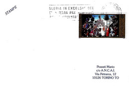 VATICANO - 2002 Targh.mecc. Natale "gloria In Excelsis Deo Et In Terra Pax Hominibus..." Guller Doppio Cerchio - 1628 - Lettres & Documents