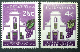 RSA  Mnh -  Uva Raisin Grapes Grape Traube - Wine Winery Vin Vins Vino - Groot Constantia - Different Designs - Autres & Non Classés