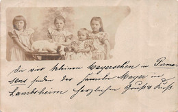 Carte Postale Photo PIRMASENS (Rhénanie Palatinat ) Groupe Jeunes Filles-Young Girl Kind Avec Chien - Pirmasens