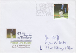 LUXEMBOURG LETTRE POUR LA FRANCE 2008 - Lettres & Documents