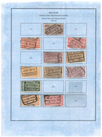 (stamps 17/9/2020) Belgium / Belgique / Belgie - 24 Used Railway Stamps (as Seen On The Photo) - Andere & Zonder Classificatie