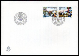 SWEDEN 1975 Scouting FDC.  Michel 921-22 - FDC