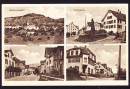 1931 Gelaufene AK Aus Gommiswald, 4 Bildrig, Nach St. Gallen. - Gommiswald