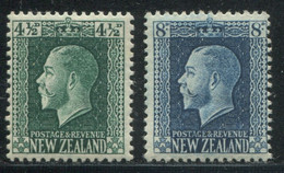 NOUVELLE ZELANDE - N° 155 & 158 - CHARNIÈRE - TB - Unused Stamps