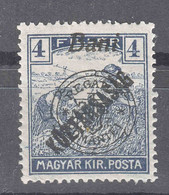 Romania Overprint On Hungary Stamps Occupation Transylvania 1919 Mi#52 Mint Hinged - Transylvania