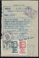 Espagne - 1957 - Affranchissement Fiscal - Visado De Permanencia - Consulado De Espana. Francfort - B/TB - - Steuermarken/Dienstmarken