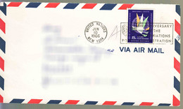 United Nations UN 1966, First Day Cancel Aerogramme - Storia Postale