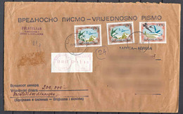 Yugoslavia Value Letter, Very High Franked, Rare Form - Lettres & Documents