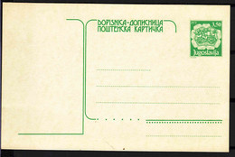 Yugoslavia Very Interesting Postal Card, Mint Condition - Covers & Documents