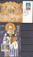 Yugoslavia 1985/1986 Church Religious Stamps, FD Cards - Covers & Documents