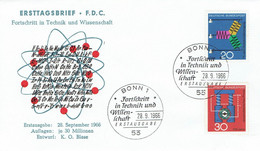 Germany - Mi-Nr 521/522 FDC (f375)- - 1961-1970