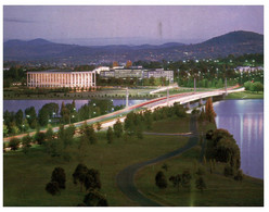 (P 5) Australia - ACT - Canberra (with Stamp) CS1085 - Commonwealth Avenue Bridge & Library - Canberra (ACT)