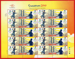 Indonesia 2010, FS Youth Olympic Games-Singapore 2010. MNH - Estate 2014 : Singapore (Giochi Olimpici Giovanili)