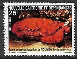 NOUVELLE  CALEDONIE   -  1982 .  Y&T N° 454 Oblitéré .  Crabe - Usados