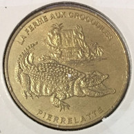 26 PIERRELATTE FERME AUX CROCODILES DU NIL MDP 2004 MEDAILLE MONNAIE DE PARIS JETON TOURISTIQUE MEDALS COINS TOKENS - 2004