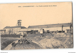 CPA 03 Commentry Le Puits Central De La Mine - Chemin De Fer Industriel - Commentry