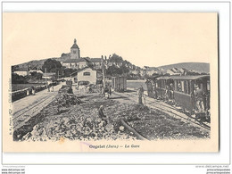 CPA 39 Orgelet La Gare Et Le Train Tramway - Bifurcation Arinthod - Orgelet