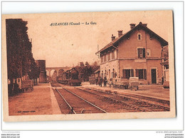 CPA 23 Auzances La Gare Et Le Train - Auzances