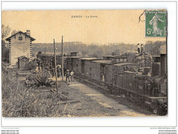 CPA 27 Dangu La Gare Et Le Train - Dangu