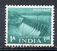 INDE. N°57 Oblitéré De 1955. Barrage. - Water