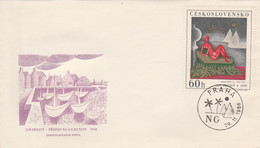 TCHECOSLOVAQUIE FDC 1968 PEINTURE DE ZRZAVY - Other & Unclassified