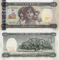 ERITREA, 5 NAKFA, 1997, P2, UNC - Erythrée