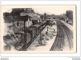 CPA 38 St Saint André Le Gaz La Gare Et Le Train - Saint-André-le-Gaz