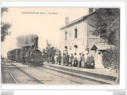 CPA 49 Thouarcé La Gare Et Le Train - Thouarce