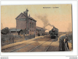 CPA 59 Berlaimont La Gare Et Le Train - Berlaimont