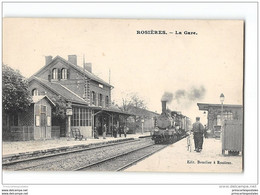 CPA 80 Rosieres La Gare Et Le Train - Rosieres En Santerre