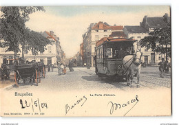 CPA Belgique Bruxelles La Porte D'Anvers - Schienenverkehr - Bahnhöfe