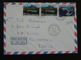 Lettre Oblit. Centre Tri Avion Faaa Polynésie Française 1984 (161) - Covers & Documents