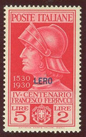 ITALIA COLONIE EGEO LERO SASS. 12 - 16 NUOVI - Egée (Lero)