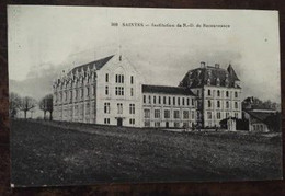 Cpa, De 1916, Saintes Institution De N.D De Recouvrance (17-Charente Maritime), éd J.Prévost, écrite - Saintes