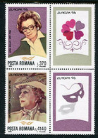 ROMANIA 1996 Europa: Famous Women Block  MNH / **.  Michel 5174-75 - Neufs
