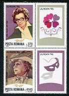 ROMANIA 1996 Europa: Famous Women Block  MNH / **.  Michel 5174-75 - Ongebruikt