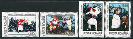 ROMANIA 1996 Traditional Masks MNH / **.  Michel 5155-58 - Neufs