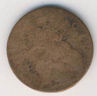 GREAT BRITAIN L1773: 1/2 Penny Token Pax Pla Cid, Rare - B. 1/2 Penny