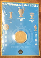 13 OLYMPIQUE DE MARSEILLE PIÈCE DE 1 EURO 1/2 MONNAIE DE PARIS 2011 JETON COLLECTION MONNAIE CHIP COIN TOKEN MEDALS - Euro Der Städte