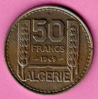 -- 50 FRANCS ALGERIE 1949  / REPUBLIQUE FRANCAISE  -- - Argelia