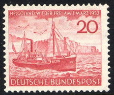 GERMANIA 1952 "RESTITUZIONE DI HELIGOLAND" N.37 NUOVO** INTEGRO SPLENDIDO - BDR 1952 "HELIGOLAND'S RETURN" MNH LUXUS - Altri & Non Classificati