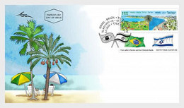 Israel - Postfris / MNH - FDC Joint-Issue Met Brazilië 2020 - Ungebraucht (mit Tabs)