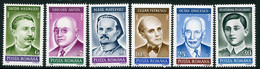 ROMANIA  1992 Personalities MNH / **.  Michel 4830-35 - Unused Stamps