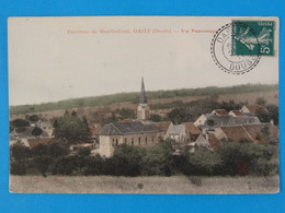 CPA Environs De Montbéliard, DASLE (Doubs) - Vue Panoramique 1911 Colorisée Editeur P. Thierry, Dasle Belle Oblitération - Autres & Non Classés