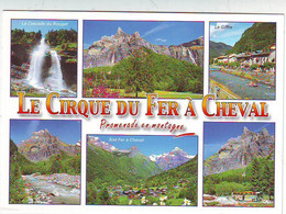 74. LE HAUT FAUCIGNY . CPSM . LE CIRQUE DU FER A CHEVAL . Editeur EDY - Faucigny